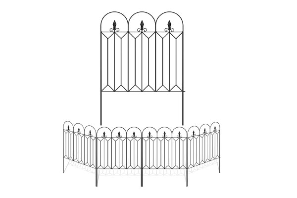 Rostfreie wasserdichte Metallfaltzaun-Landschaftsdraht-Grenzsperre für Garten/Blumen/Tier