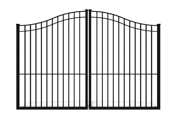 Luxuriöses, modernes, robustes und langlebiges Sicherheits-Schiebetor aus Metall für den Haupteingang des Anwesens